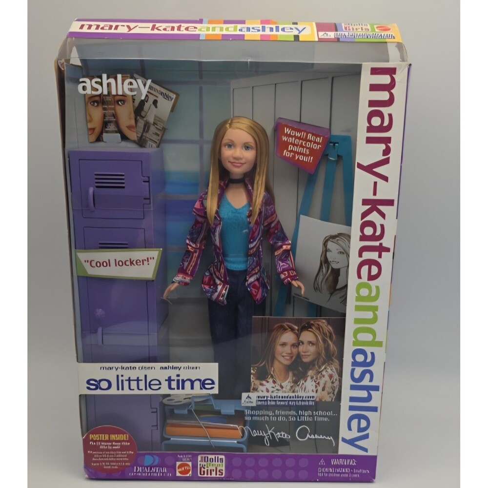 Mary-Kate and Ashley Ashley doll from the So Little Time series 2002 Mattel